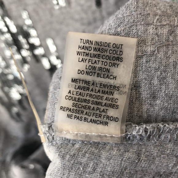 NWOT CALVIN KLEIN GREY SLEEVELESS SEQUINNED CAMISOLE TANK TOP - Picture 7 of 9